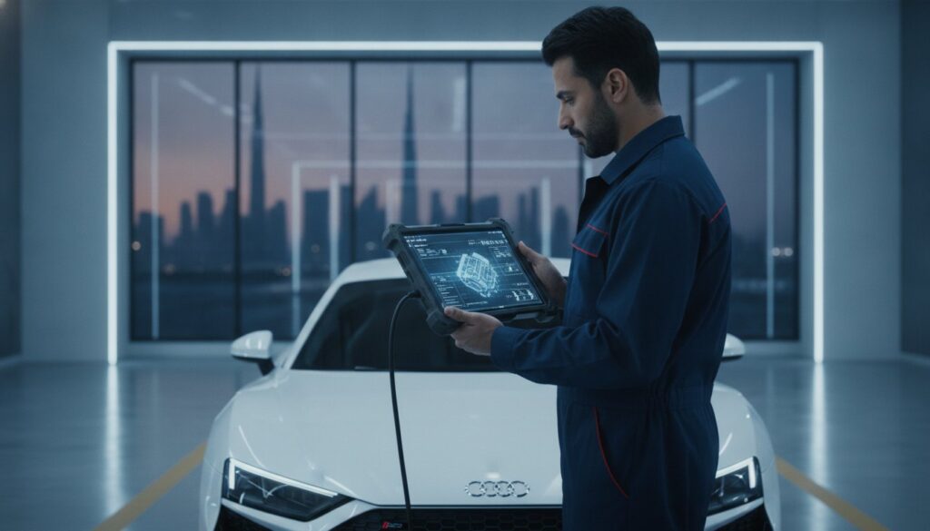 Audi Diagnostic Test Dubai: Expert Computerized Troubleshooting & Repair