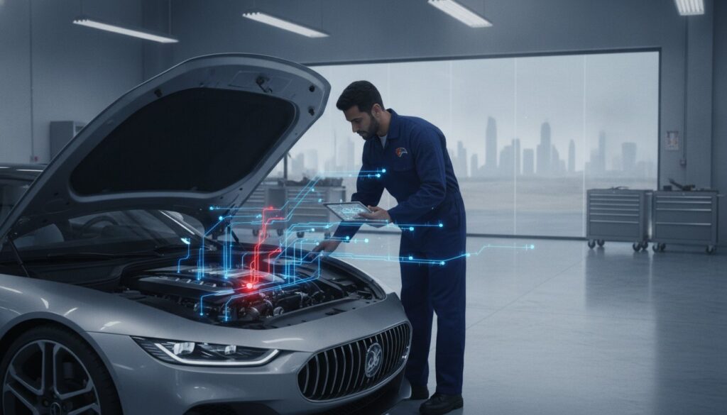Expert Car Electrical Diagnostic in Dubai: Solving Complex Wiring & Sensor Issues