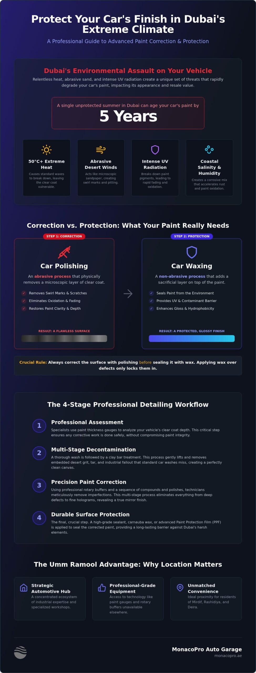 Car Paint Protection in Umm Ramool: The 2026 Dubai Driver’s Guide