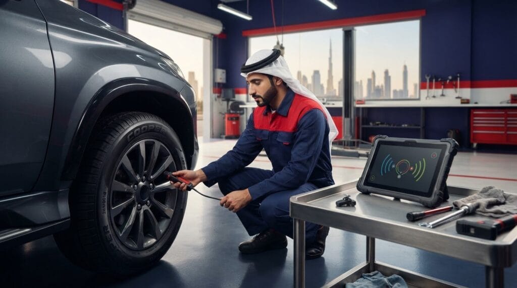 Professional TPMS Relearn Tool Service in Dubai: Complete Diagnostic Guide